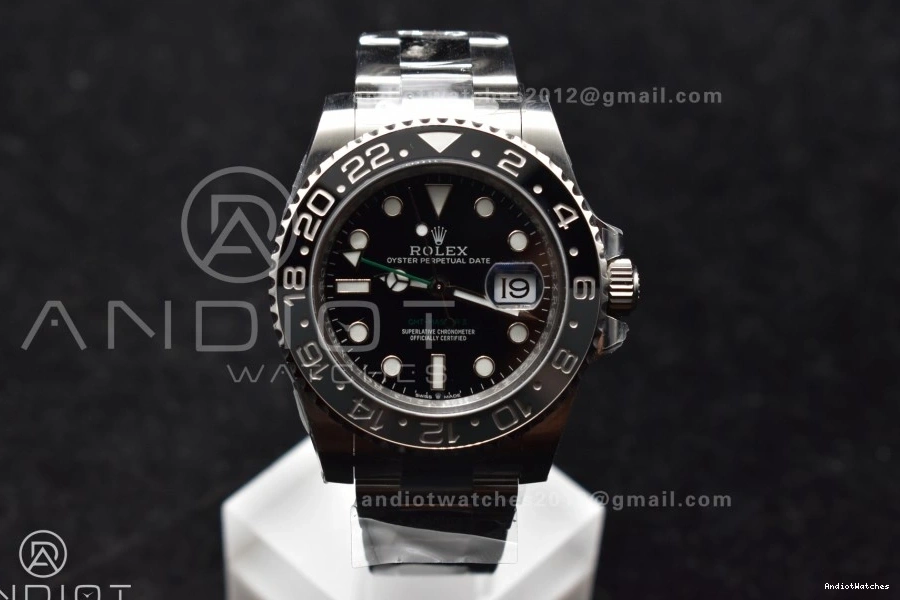 Edition 126710 Black Clean II on Gray 876 DD GRNR Best Strap Elegant Ceramic 1:1 904L Steel Oyster GMT-Master 0326